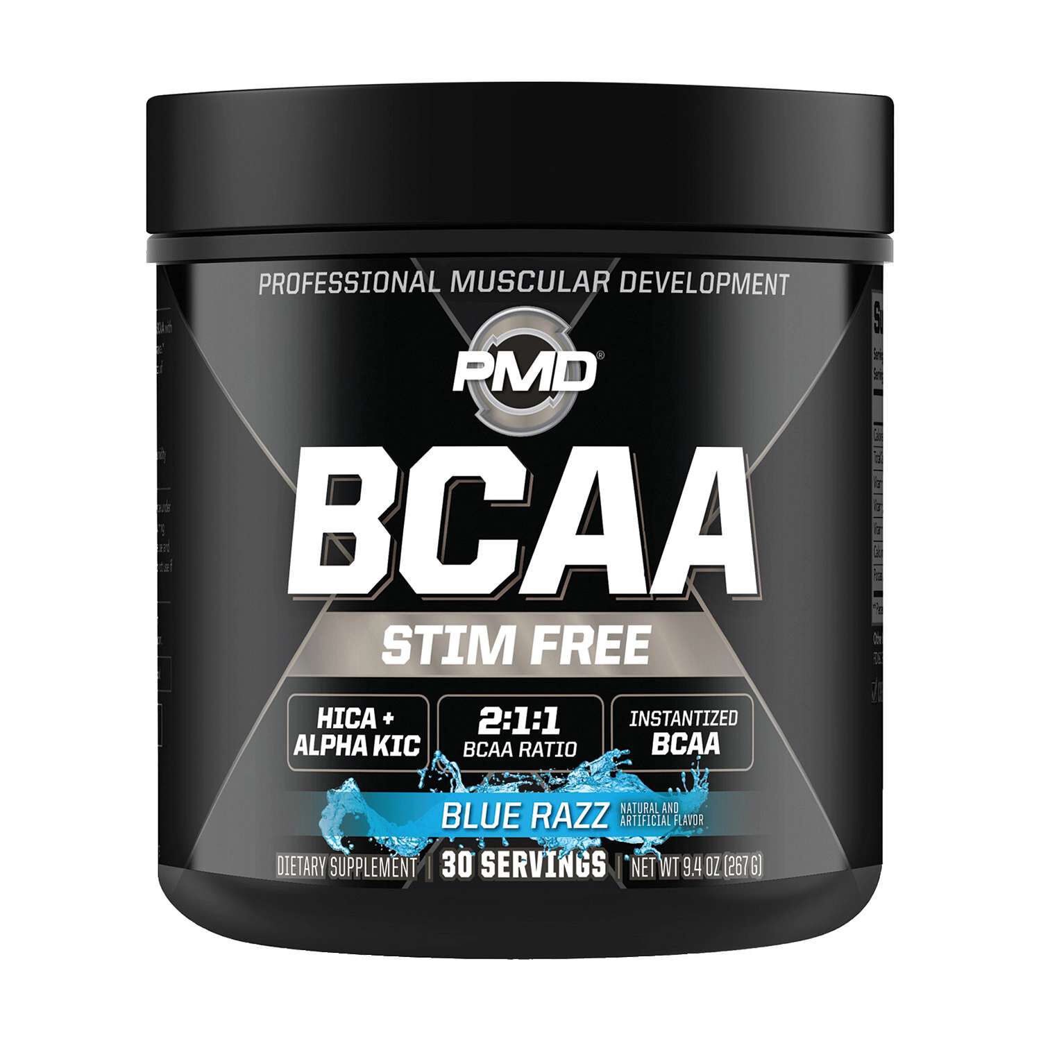 PMD® BCAA Stim Free - Blue Razz (30 Servings)